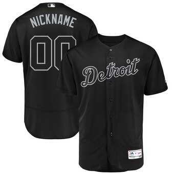 Detroit Tigers Majestic 2019 Players' Weekend Flex Base Roster Customized Black Jersey,We sell and wholesale Detroit Tigers Majestic 2019 Players' Weekend Flex Base Roster Customized Black Jersey on line form chian!